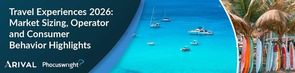 Cover of the Travel Experiences 2026 market sizing and consumer behavior report
