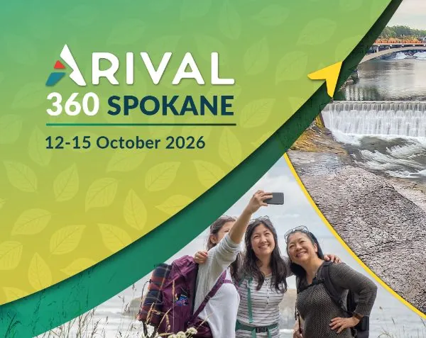 Promotional image for Arival 360 Spokane, 12-15 October 2026 — learn more.