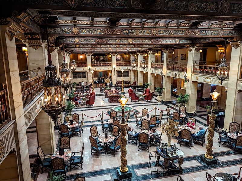 The Historic Davenport Hotel lobby, Spokane