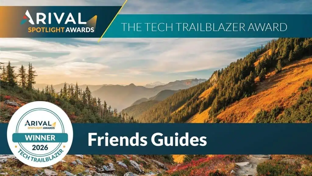 Arival Spotlight Awards 2026 Tech Trailblazer Award winner is Friends Guides