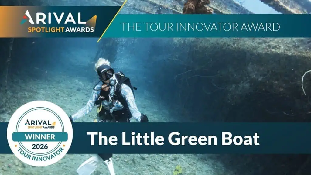 Arival Spotlight Awards 2026 Tour Innovator Award winner is The Little Green Boat.